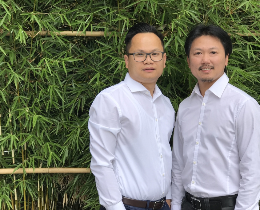Geschäftsführer Huu Phap Tran und Lu Kieu ( ⓒ EUREF AG)