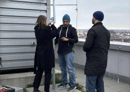 Die Installation der Kiezbox 2.0.