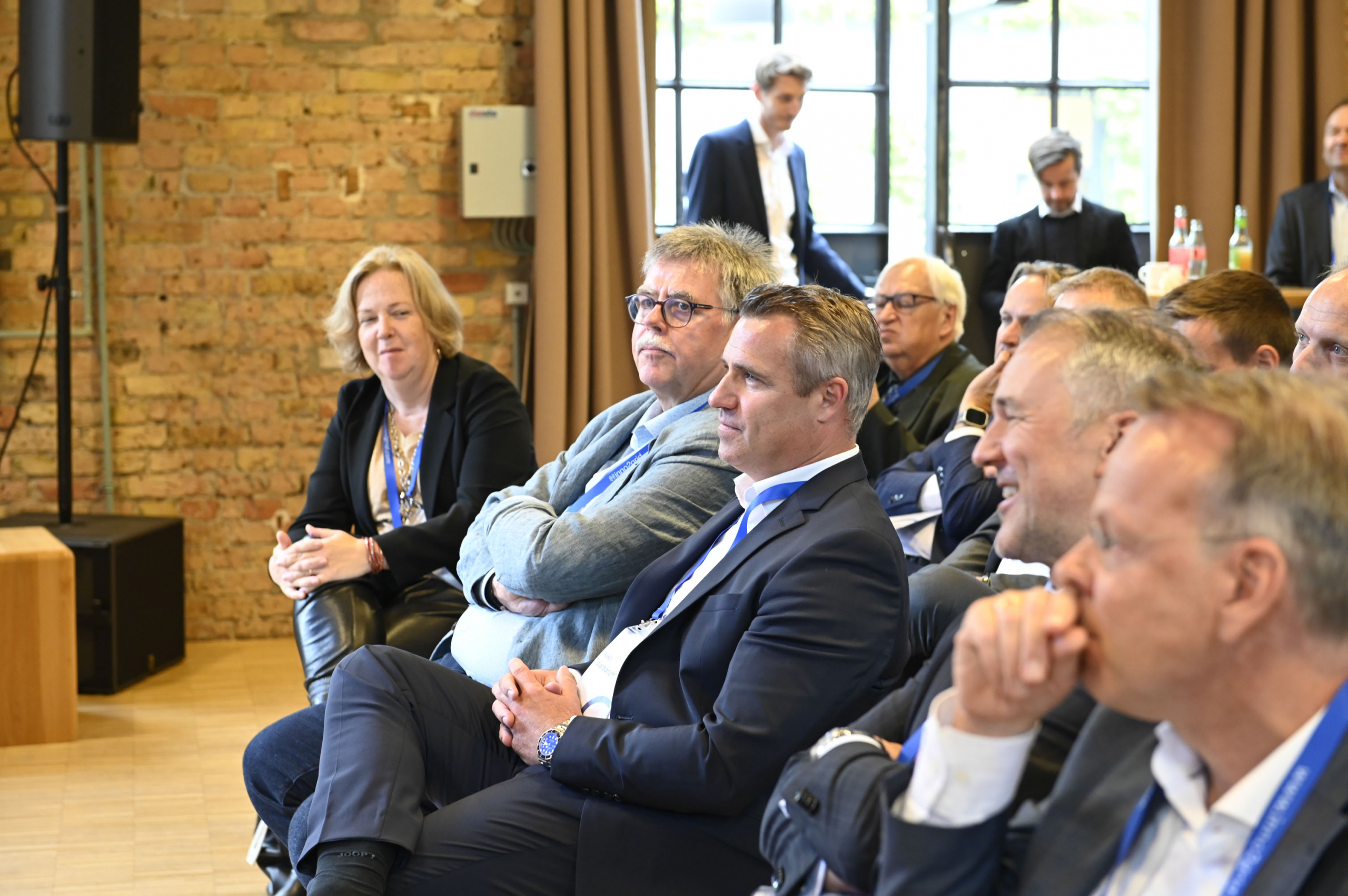 EUREF-Vorständin Karin Teichmann und Daniel Rook bei der 10Jahres-Feier von inno2grid.