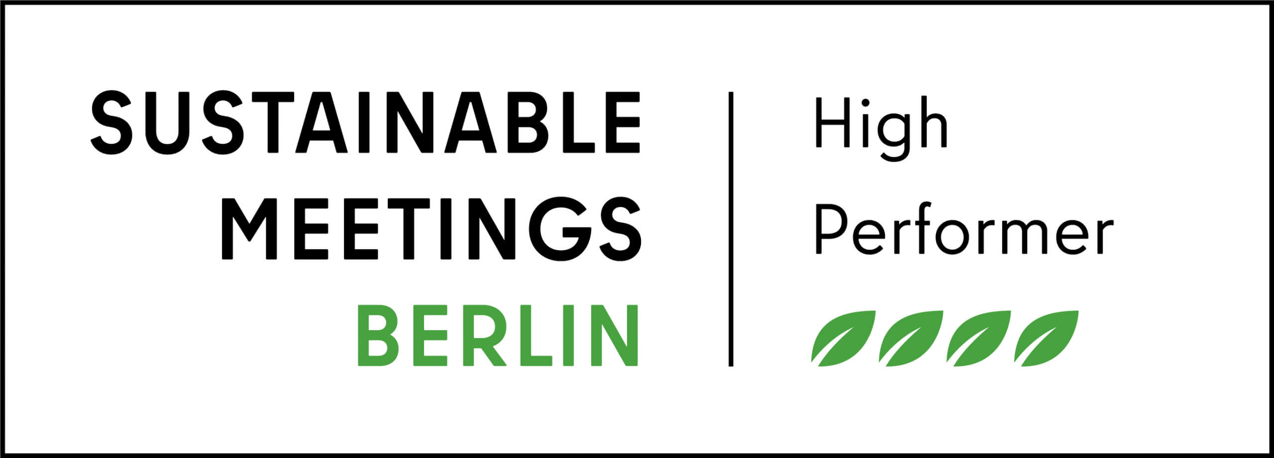 Partner Logo High Performer Sustainable Meetings