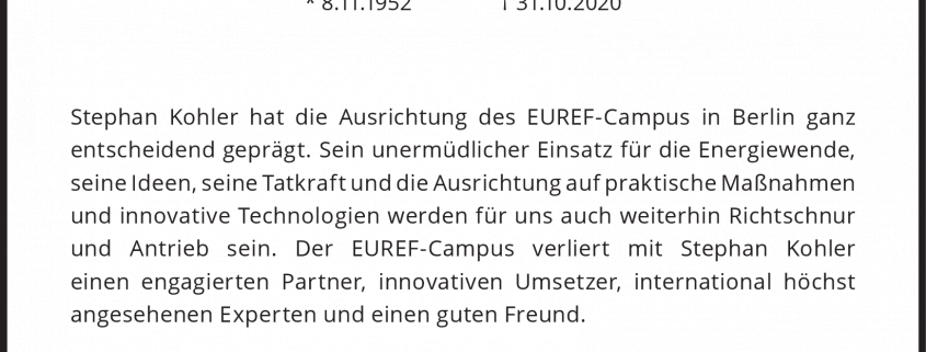 Traueranzeige Stephan Kohler