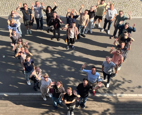 Das enersis Team auf dem EUREF-Campus