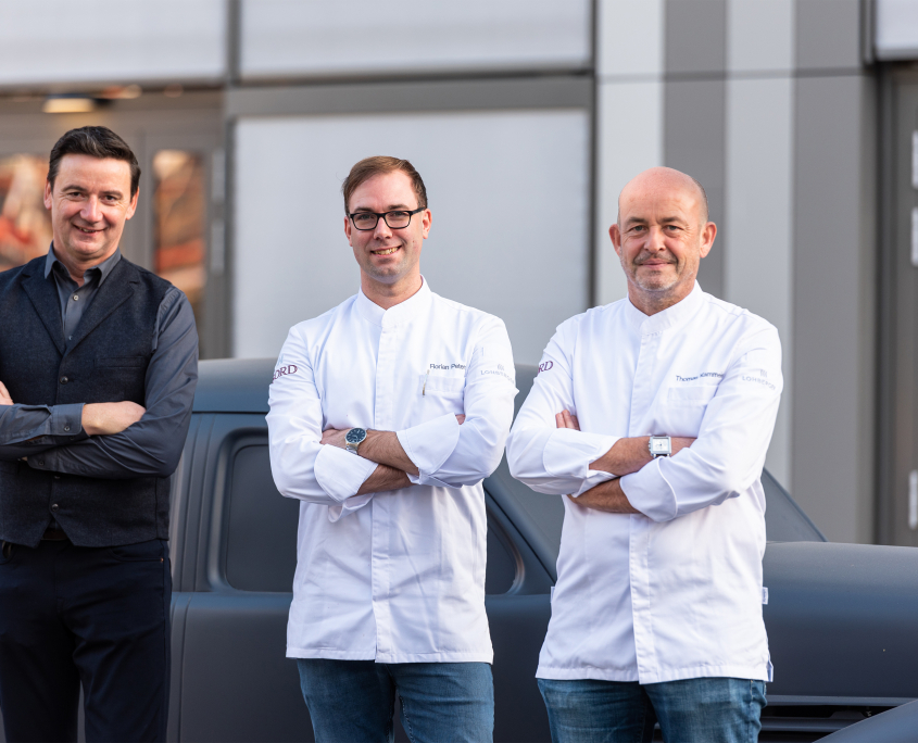 the Cord Team (Olaf Rode, Florian Peters, Thomas Kammeier