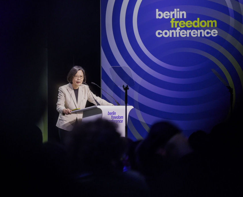 Berlin Freedom Conference im Gasometer mit Tsai Ing-wen